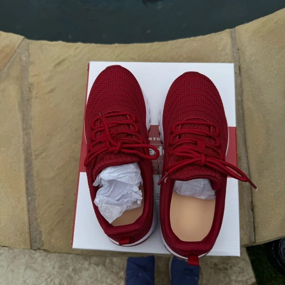 Propet Red Sneakers for Everyday Comfort - Picture 6 of 12